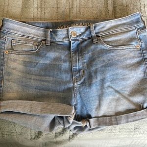 American Eagle Midi Jean Shorts